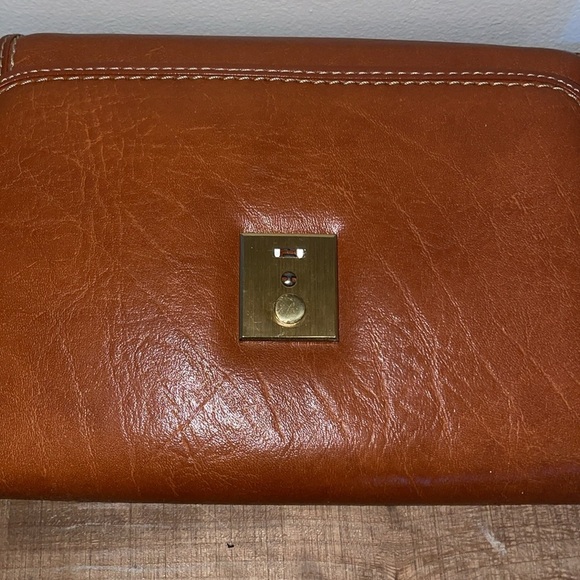 Braciano Original Brown Leather Envelope Clutch - Picture 6 of 6